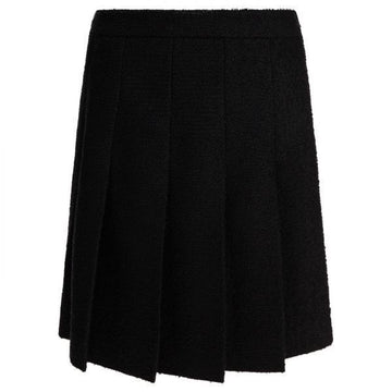 Celine Pleated Skirt in Boucle Knit 141820652 [P]