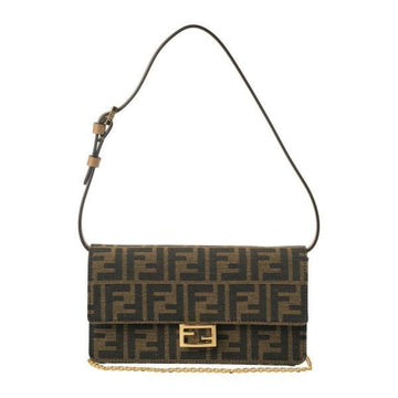 Fendi 26SS Wallet On Chain FF Jacquard 148564836 [P]