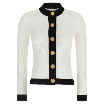 BALMAIN Zweifarbiger Strickcardigan 143134330 [P]