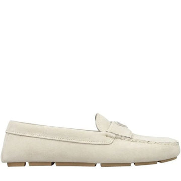 PRADA スウェード トライアングルロゴ ローファー 102740796 [P]