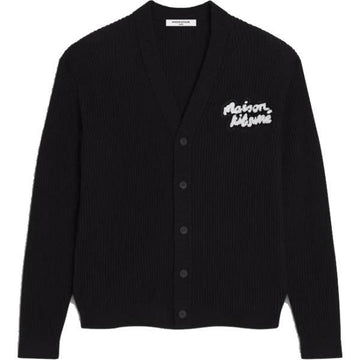 Maison Kitsune HANDWRITING COMFORT RIBBED CARDIGAN 150484200 [P]