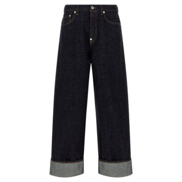 KENZO ターンアップ ワイドフィット ジーンズ 150286838 [P]