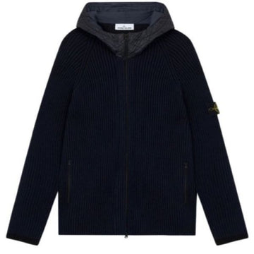 STONE ISLAND Full Rib RWS Wool Hooded Zip-up Jumper 148568785 [P]