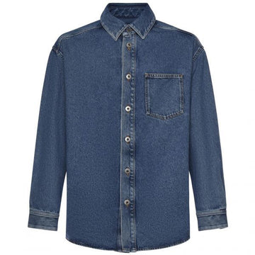 Loewe Anagram Denim Overshirt 156105140 [P]