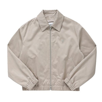 AMI Heart Logo Zip-Up Jacket (HJK014 CO0009 271) 150745066 [P]