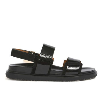 Marni Leather Fussbett Double Strap Sandals 156570226 [P]