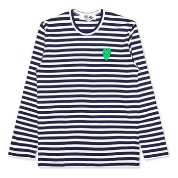 Comme Des Garcons Stripe Logo Long Sleeve T-Shirt 75839934 [P]