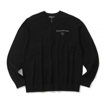 MARK & LONA CD11-HNZT (MCM-4C-AB51) Herren Half-Zip-Strickjacke 150490579 [P]