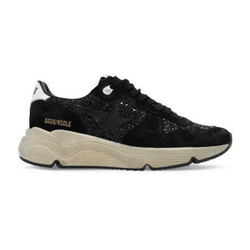 GOLDEN GOOSE ランニングソール ブラック グリッター レザー スター stamp: F004741 GWF00215 80203 75920482 [P]