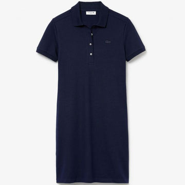 LACOSTE ストレッチコットンピケポロドレス 75872590 [P]