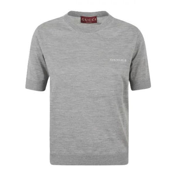 Gucci Intarsia Cashmere Silk Top 153349978 [P]