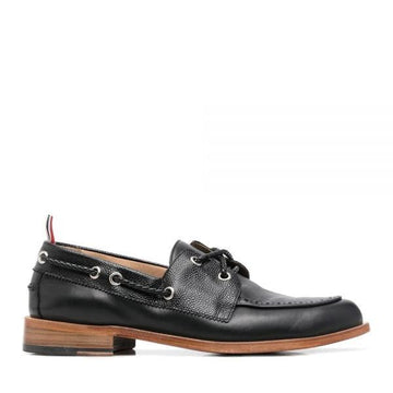 Thom Browne Vitello Calf Leather Boat Shoes 75865403 [P]
