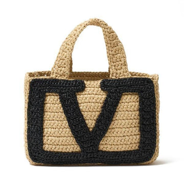 VALENTINO Viva Superstar Kleine Einkaufstasche aus Raffia 156113618 [P]