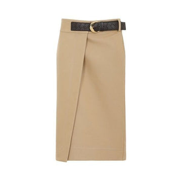 Bottega Veneta Belt Cotton Skirt 132575048 [P]