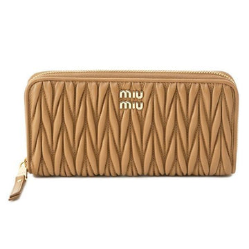 Miu Miu Large Matelassé Nappa Leather Wallet 156137810 [P]