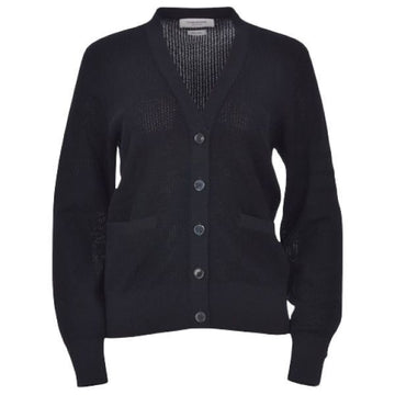 THOM BROWNE ウールクレープ4バーリラックスフィットカーディガン stamp: FKC589A Y1045 415 132412478 [P]
