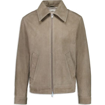 AMI Suede Zip-Up Jacket 149481696 [P]
