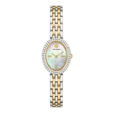 Tory Burch The Oval Mother of Pearl Women's Metal Watch 144765503 [P]