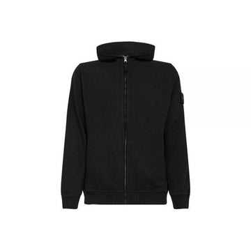 STONE ISLAND Kapuzensweatjacke mit Wappenpatch schwarz L1S15 6100032 S0060 V0029 155183436 [P]
