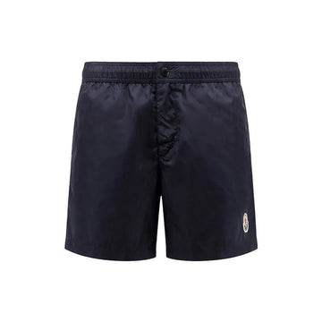 Moncler Logo Patch Swim Shorts Navy 154443263 [P]
