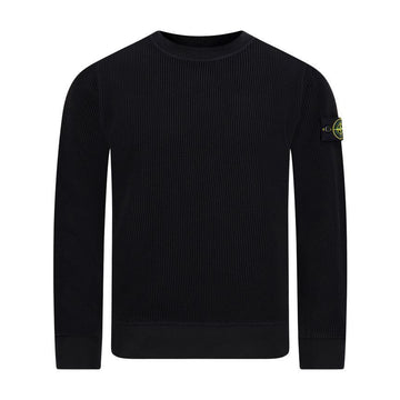 Stone Island Waffle Patch Sweatshirt Black L1S15 6100056 S0044 V0029 155183414 [P]