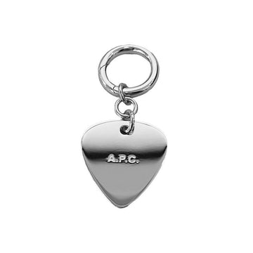 APC Logo Heart Keyring Silver 154442871 [P]