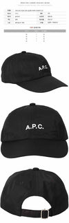 APC Logo-Druck Charlie Cap Schwarz M24069 LZZ 154442867 [P]