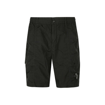 CP COMPANY Bermudashorts mit Linsenpatch Schwarz 20CMBE031A 005904G 999 155183555 [P]
