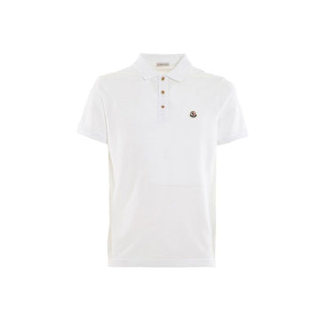 Moncler Logo Patch Collar T-Shirt White 8A000 26 84556 001 154443269 [P]