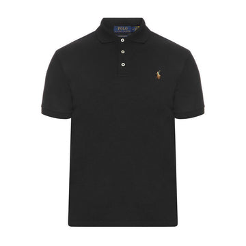 Polo Ralph Lauren Custom Slim Fit Polo Shirt with Pony Embroidery Black 710713130 001 154442727 [P]