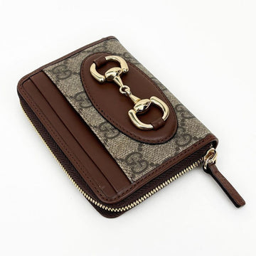 GUCCI Horseshoe Braun Geldbörse 5SGUW251117 149325995 [P]