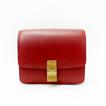 Celine Red Small Classic Box Crossbody Bag 5VCEB44970 128666618 [P]