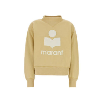 Isabel Marant Velvet Logo Sweatshirt Light Oak 153588788 [P]