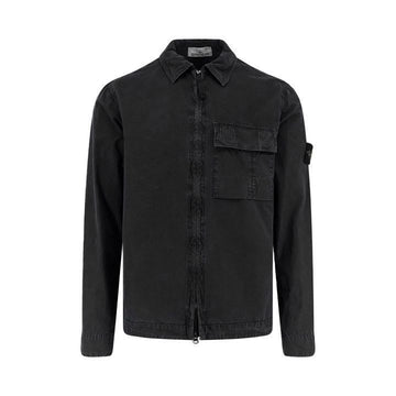 Stone Island Over Shirt Jacket Black 153589048 [P]