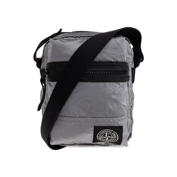 STONE ISLAND Nylon-Metall-Crossbody-Tasche mit Logo-Patch Grau L1S15 9200015 S0251 V0061 153589038 [P]