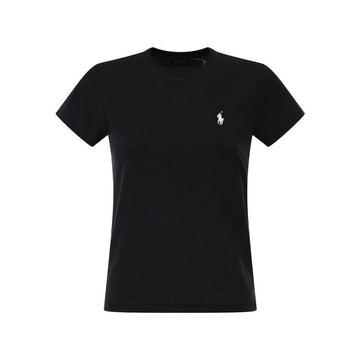 Polo Ralph Lauren Pony Logo Embroidered Short Sleeve T-Shirt Black 211B14605 032 153588329 [P]
