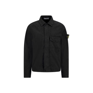 Stone Island Patchwork Overshirt Jacket Black L1S15 1200001 S0004 V0129 153589034 [P]