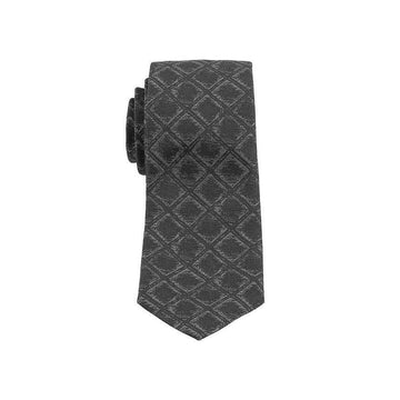 Salvatore Ferragamo Jacquard Silk Tie Black 35-0935 0768156 153588551 [P]