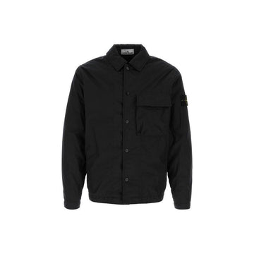 Stone Island Patch Work Over Shirt Jacket Black 26SS 153855791 [P]