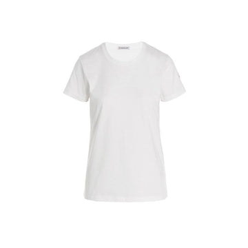 Moncler Logo Patch Round T-Shirt White 8C732 00 V8059 033 153589297 [P]