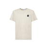 STONE ISLAND ロゴパッチTシャツクリームホワイトL1S152100027S0013V0093 153589017 [P]