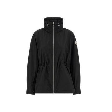 Moncler Enette Hooded Jacket with Logo Patch Black 1A000 80 597KH 999 153589291 [P]