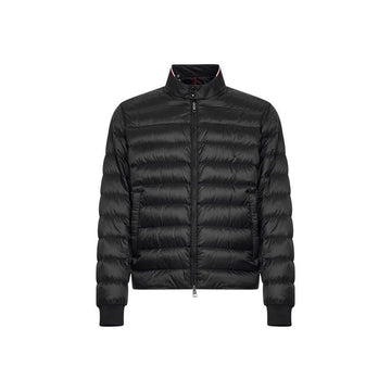 MONCLER RIGEL Logo-Patch Daunenjacke Schwarz 1A000 08 597XQ 999 153589290 [P]