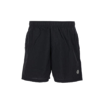 STONE ISLAND スイムショートパンツ ブラック 153589012 [P]
