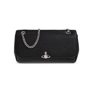 Vivienne Westwood Pulsed Chain Crossbody Bag Black 5C01000XW S0021 N401 153589126 [P]