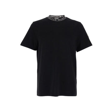 MONCLER T-Shirt mit Logo-Trimm schwarz 8C000 31 8390T 999 153589273 [P]