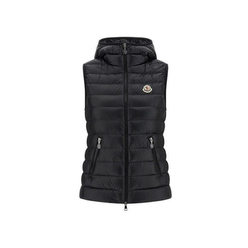 MONCLER GLYGOSSE Steppweste mit Logo-Patch Schwarz 1A000 98 597YG 999 153589272 [P]