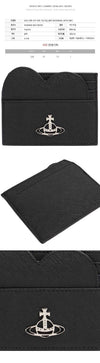 Vivienne Westwood Heart Card Holder Black 153589117 [P]