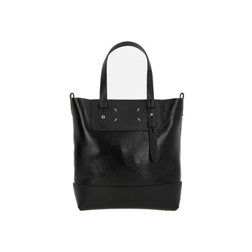 MAISON MARGIELA vertikale Mini-Belt-Schultertasche Schwarz 153589327 [P]