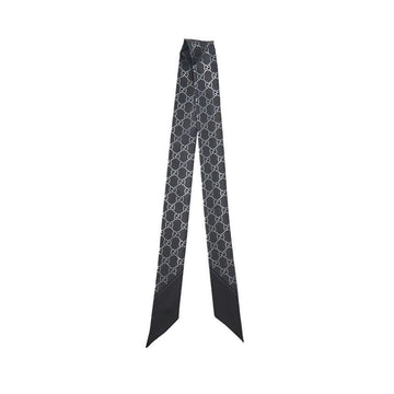 Gucci Silk Neck Bow with GG Print Black 1060 153589354 [P]